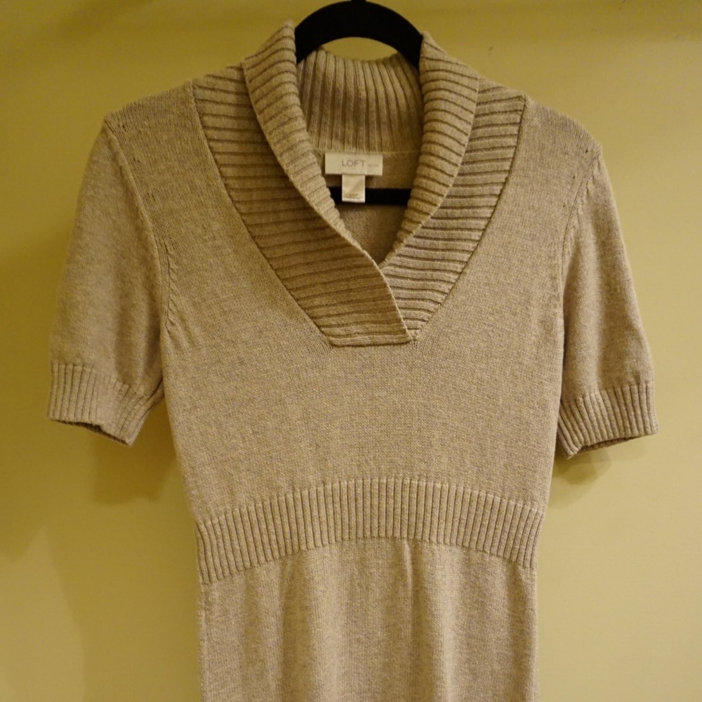 Loft tan seater dress